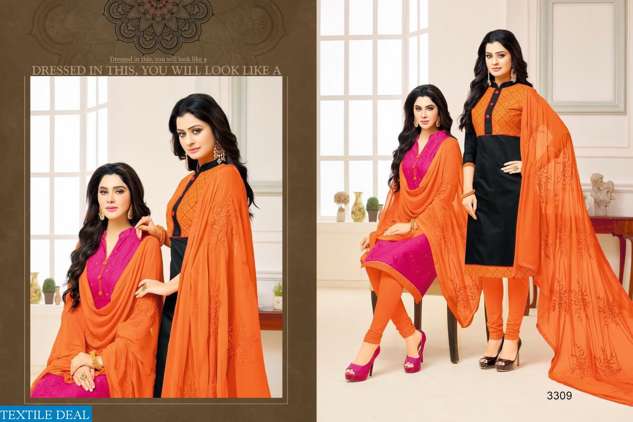 Hum tum vol-5 by RR wholesale 2 top dress material